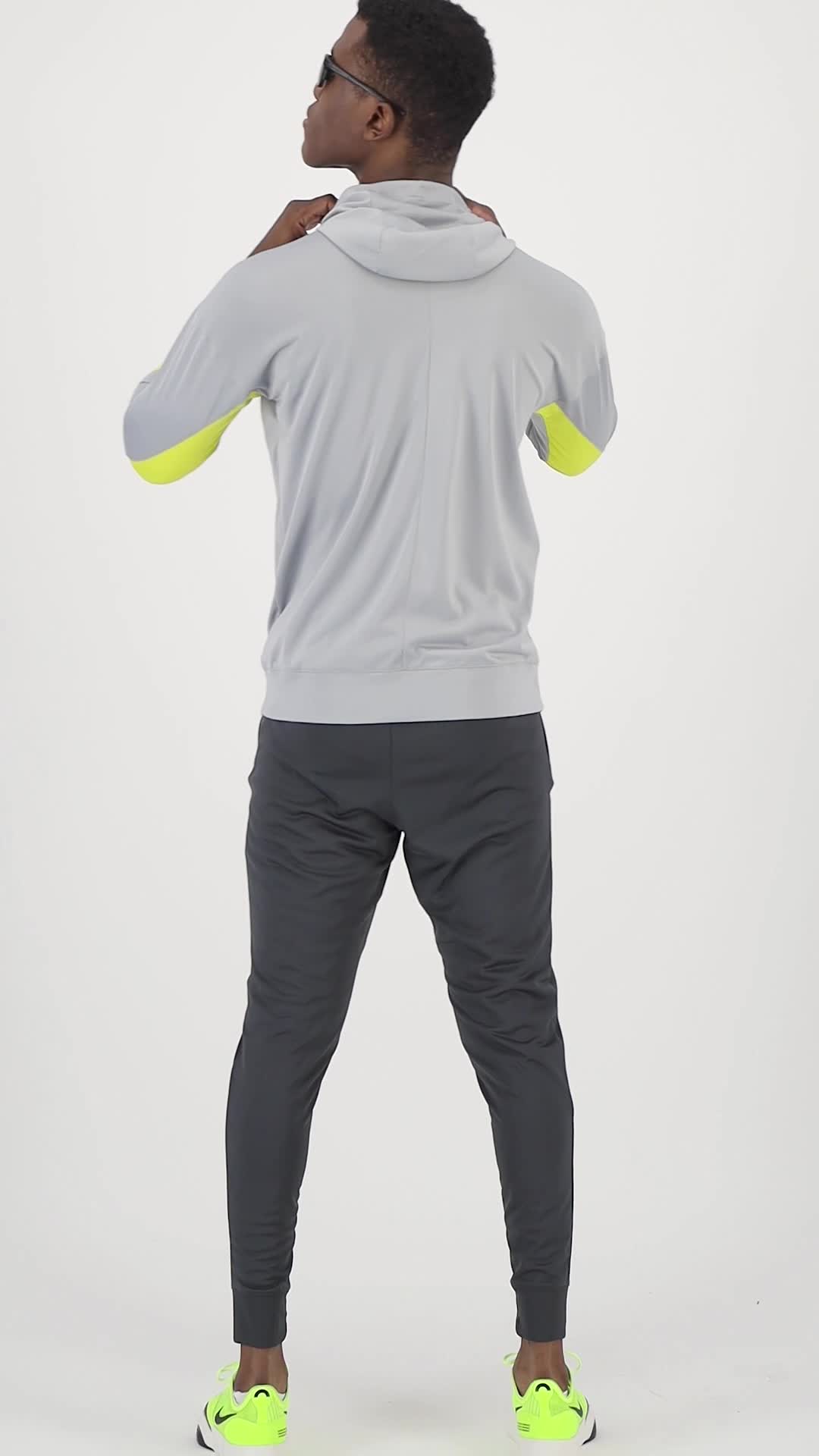 Trening slim fit cu gluga, pentru fotbal Liverpool F.C, Gri